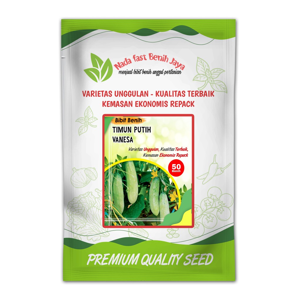 Benih timun lalapan 50 biji - benih sayuran dan bibit sayuran