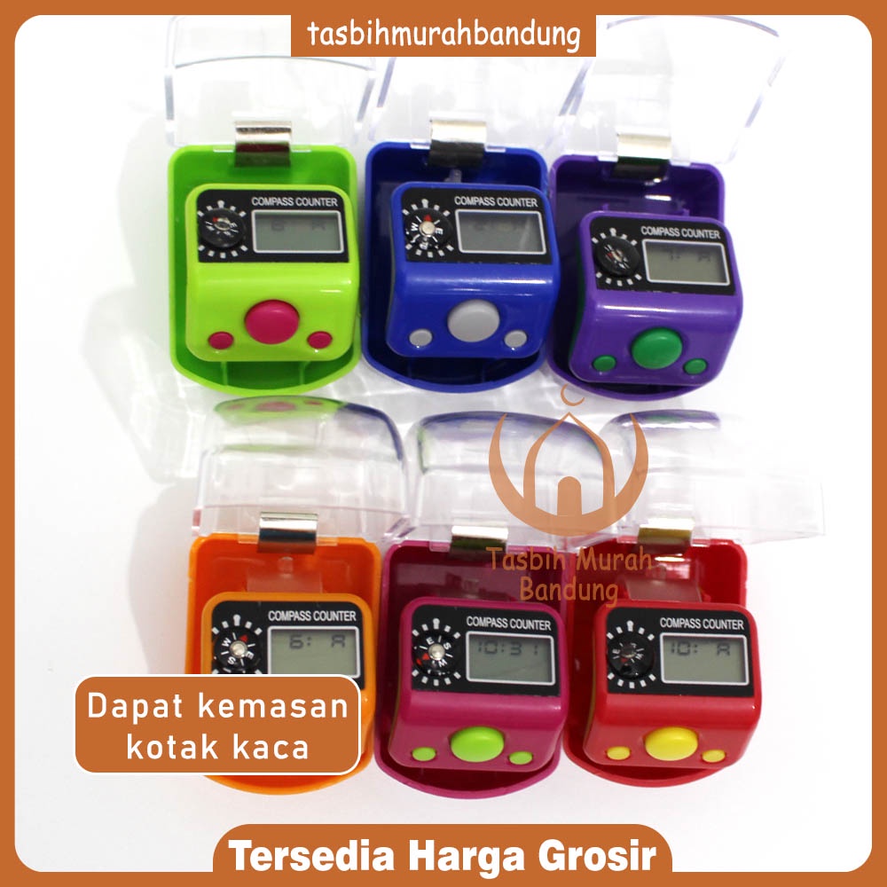 TASBIH DIGITAL WARNA WARNI KOMPAS