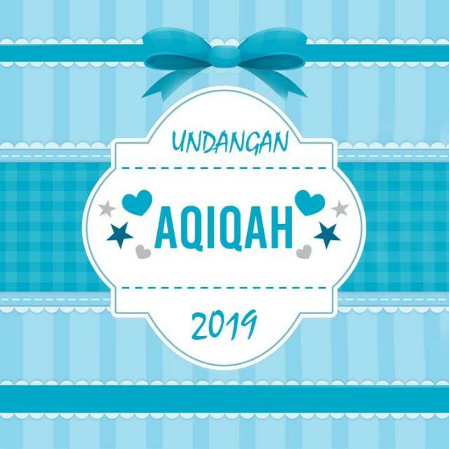 Undangan Digital Video Tasyakuran Aqiqah Tema Lucu Colorfull Shopee Indonesia