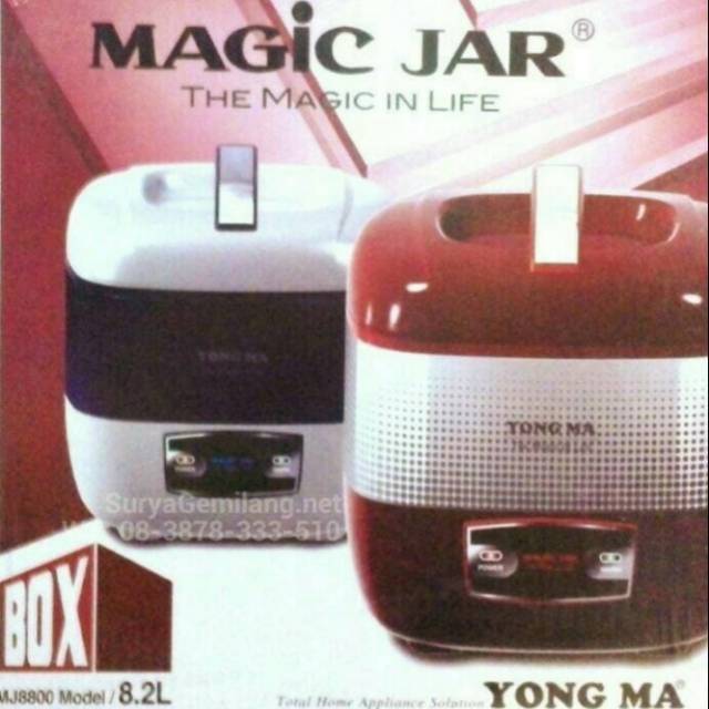 Yong Ma Magic Jar YMJ-401/ Penghangat Nasi 8.2 L