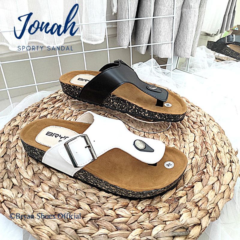 Bryan Jonah Sandal Puyuh Couple Sintetis Dove Unisex Pria Wanita Jumbo Bigsize Oversize 36-40 41 42 43