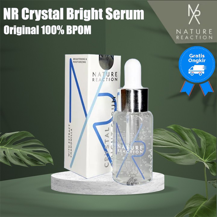 Bisa Cod - ORIGINAL Nature Reaction Crystal Bright Serum 20ml Serum NR Glow