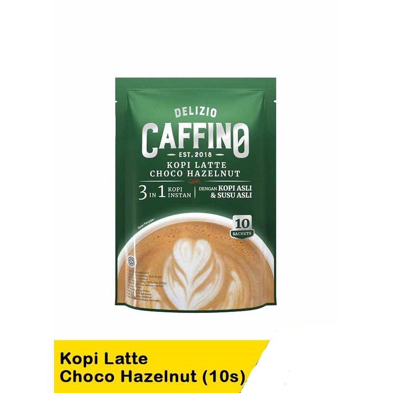 

[ 1 Renceng ] CAFFINO KOPI INSTANT 3 IN 1 CHOCO HAZELNUT 20g