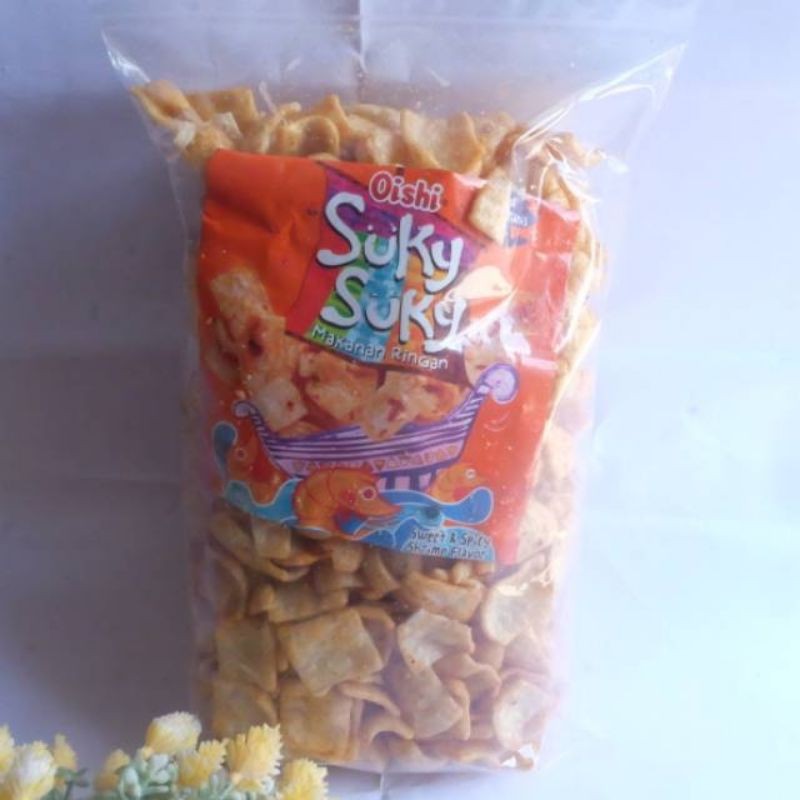 

SNACK MURAAAHHH!!! SNACK KILOAN MAKANAN RINGAN CEMILAN INSTAN SUKY SUKY OISHI 250gr