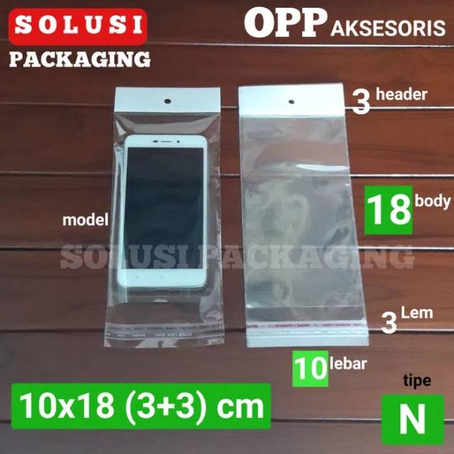 

PLASTIK AKSESORIS 10X18 100PCS/PLASTIK OPP SOUVENIR KEMASAN CASING HP