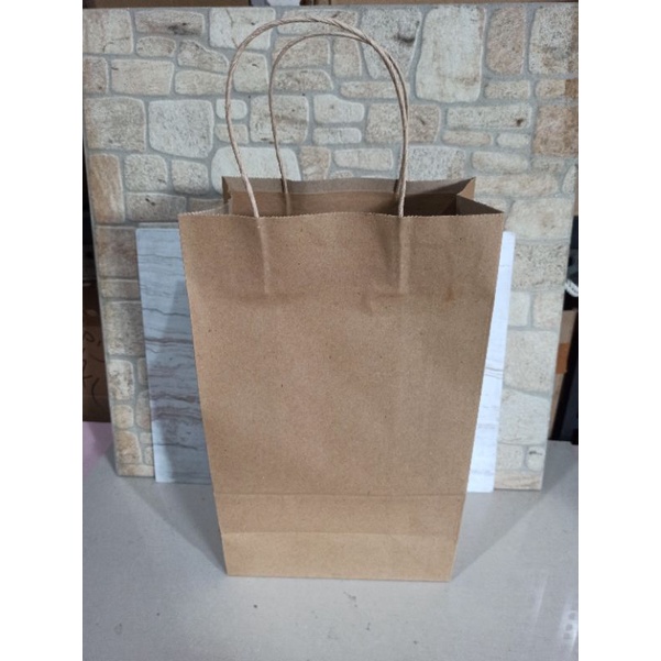 

Paper bag cokelat tali (2cup) uk 35x21x12 cm (min.pembelian 1 pcs)