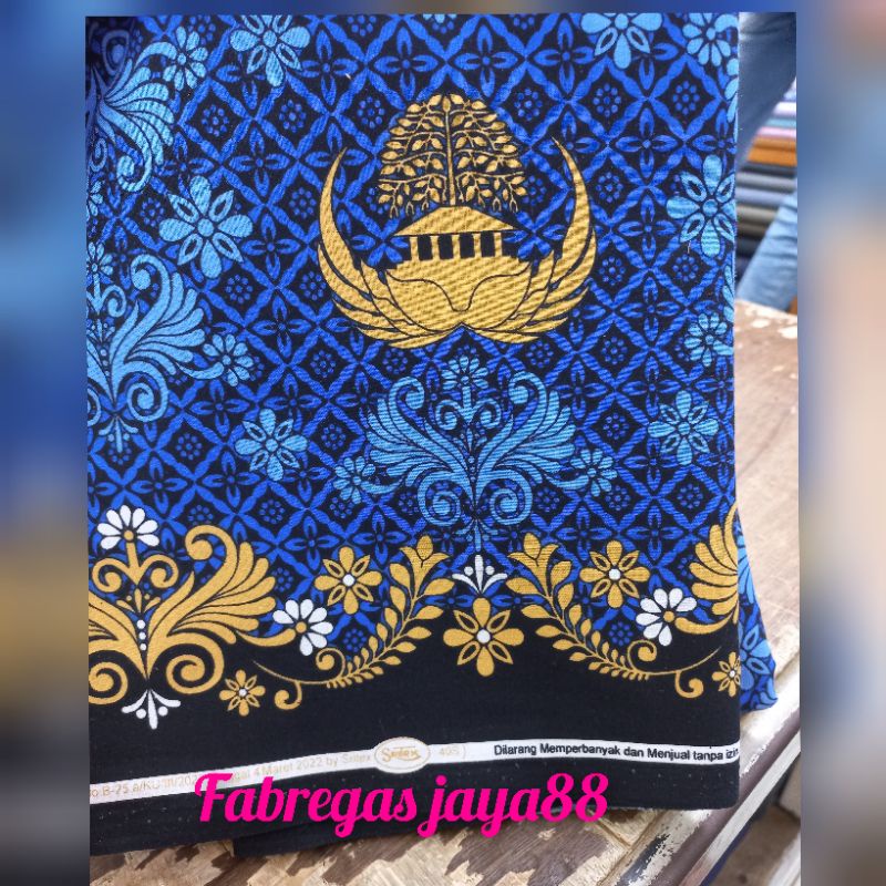 kain bahan korpri terbaru pns