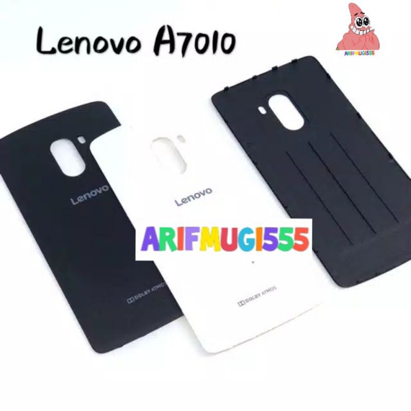 Backdoor Backcover Tutup Belakang Kesing Casing Lenovo A7010-Black