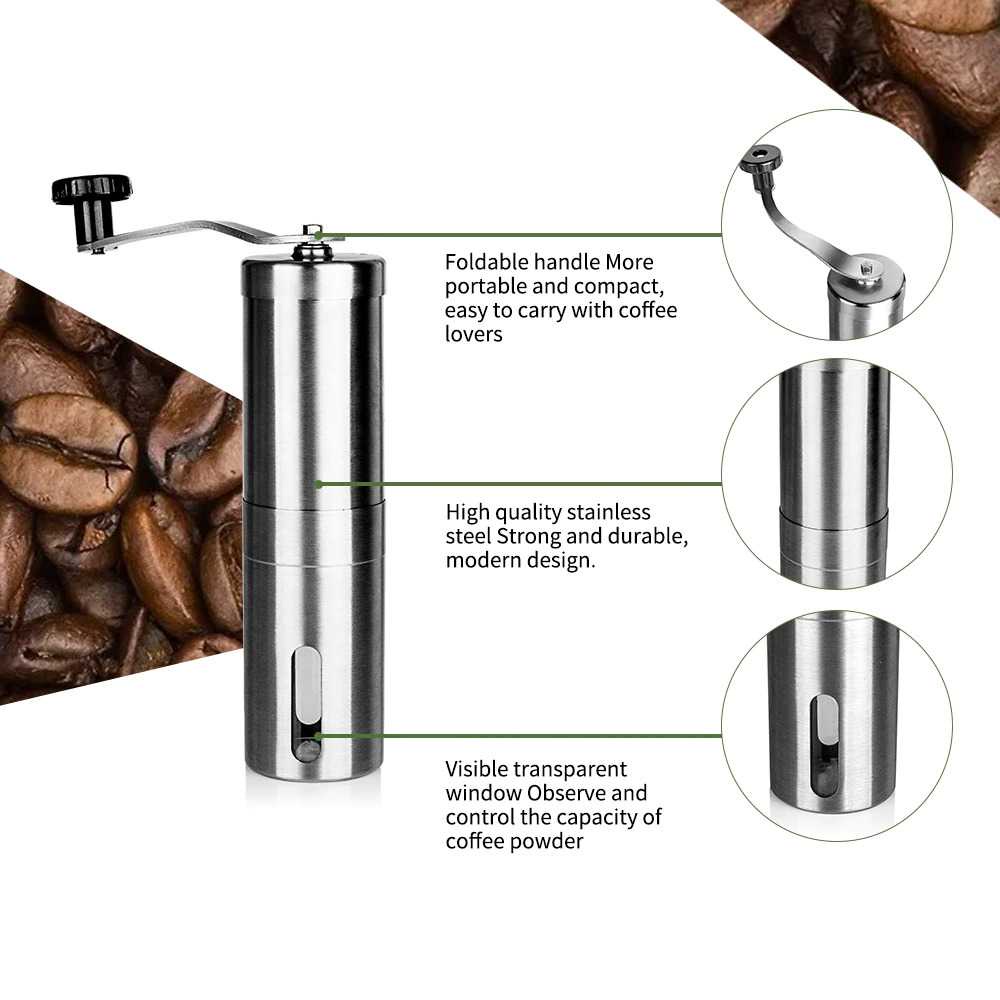 TD-AI02 Icafilas Alat Penggiling Kopi Manual Coffee Bean Grinder