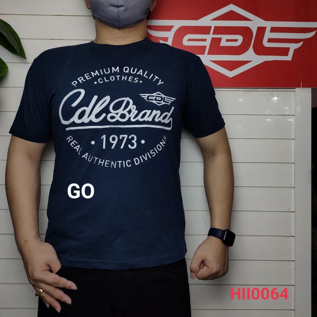 gof LRC CDL By (CARDINAL) KAOS T-Shirt Pakaian Pria Atasan Casual Santai Original Lengan Pendek