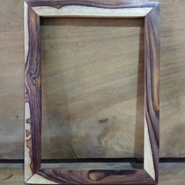 Figura Bingkai Frame Kayu Antik Motif Sonokeling Shopee Indonesia