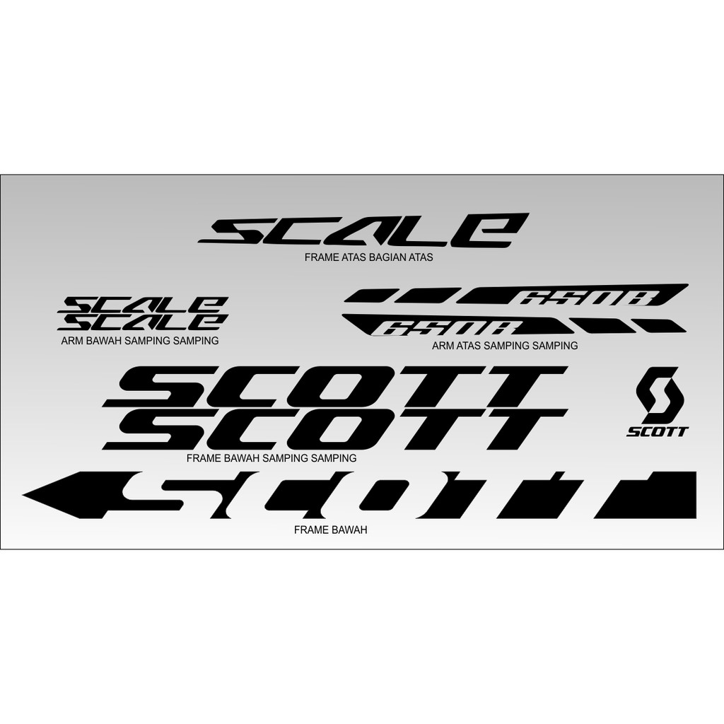 25+ Trend Terbaru Stiker Sepeda Mtb Scott