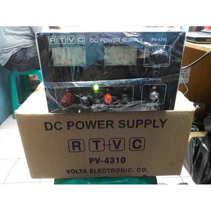 Power Supply RTVC PV-4310 DC Power Supply 40A PV4310 Baru PS