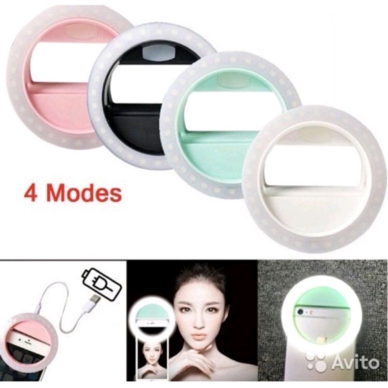 Ring Lampu Selfi Led Light led Ring Selfi Headphone