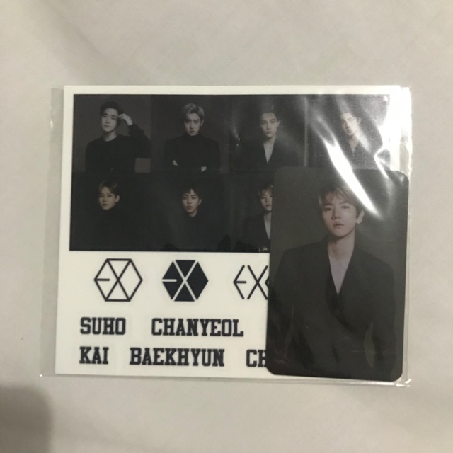 Baekhyun Official Exo Lightstick ver. 3 Photocard
