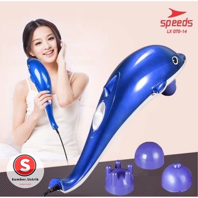 Alat Pijat Elektrik Terapi Infrared Dolphin Massager