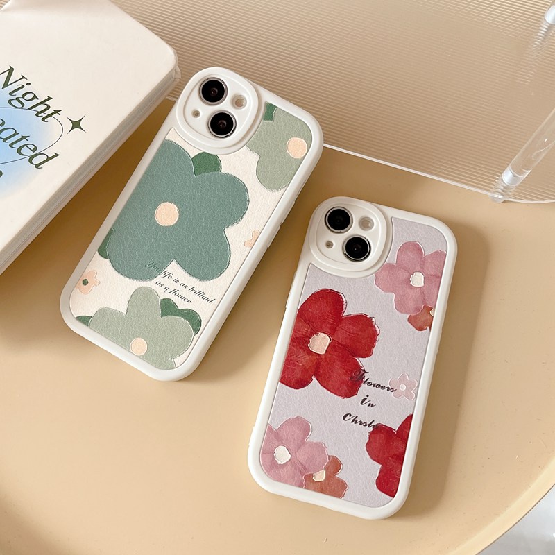 Lens Protect Silicone Soft Casing hp OPPO A9 A31 A53 A33 2020 A7 A5S A12 A11K F9 Pro A74 A95 F11 A15 A15S A35 A16 A52 A92 A54 A36 A76 A96 A94 A55 A93 5 6 7z 5s 5I c11 c20 c21y c25y c1 7i c17 Phone Case Bumper Cute Girl Green Sun Flowers