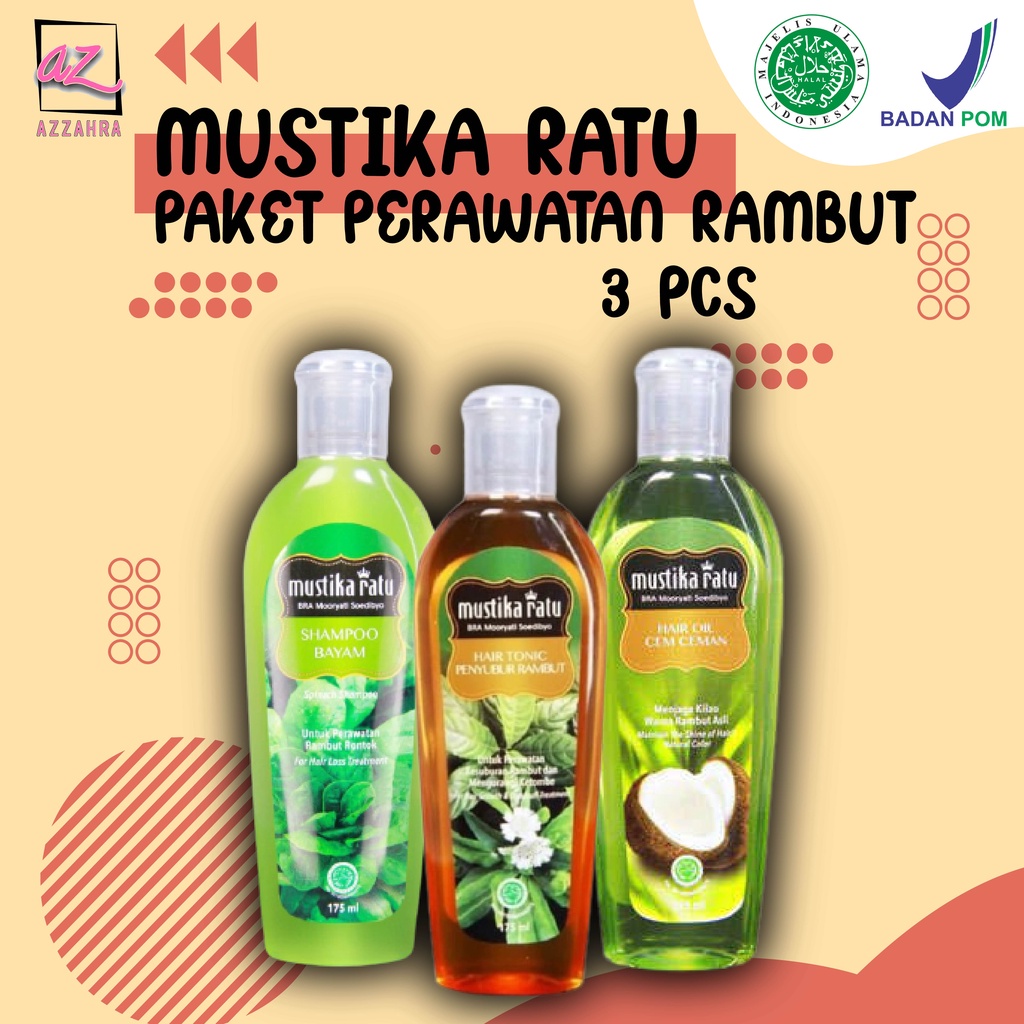 MUSTIKA RATU Paket Perawatan Ranbut - 3pcs