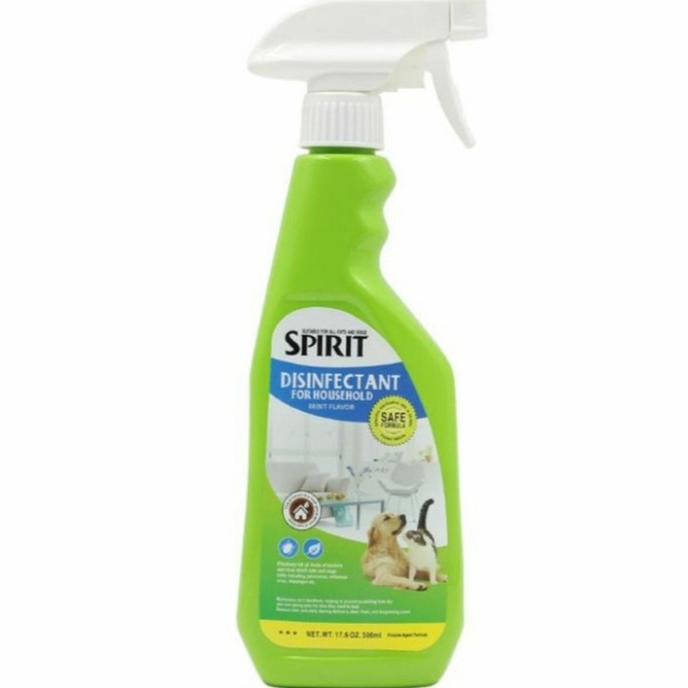 

Spirit Disinfectan Spray Mint Flavor 500Ml - Disinfectant Hewan