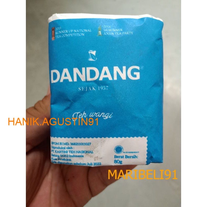 

Teh Cap Dandang 80gr maribeli91
