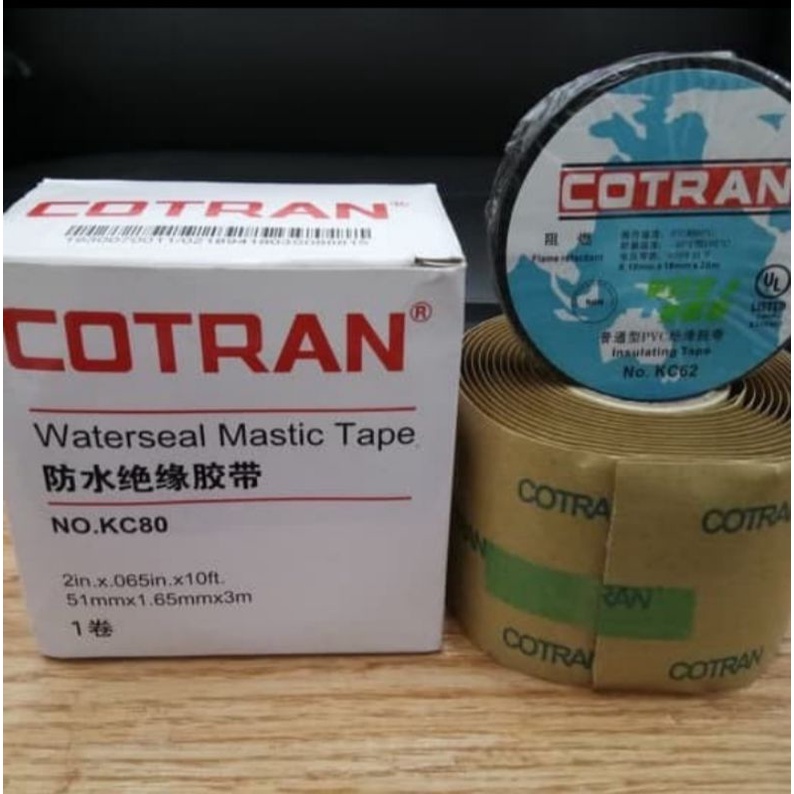 Rubber+Isolasi Cotran waterseal tape Rubber Cotran kc80 51mm x 1.65mm x 3m