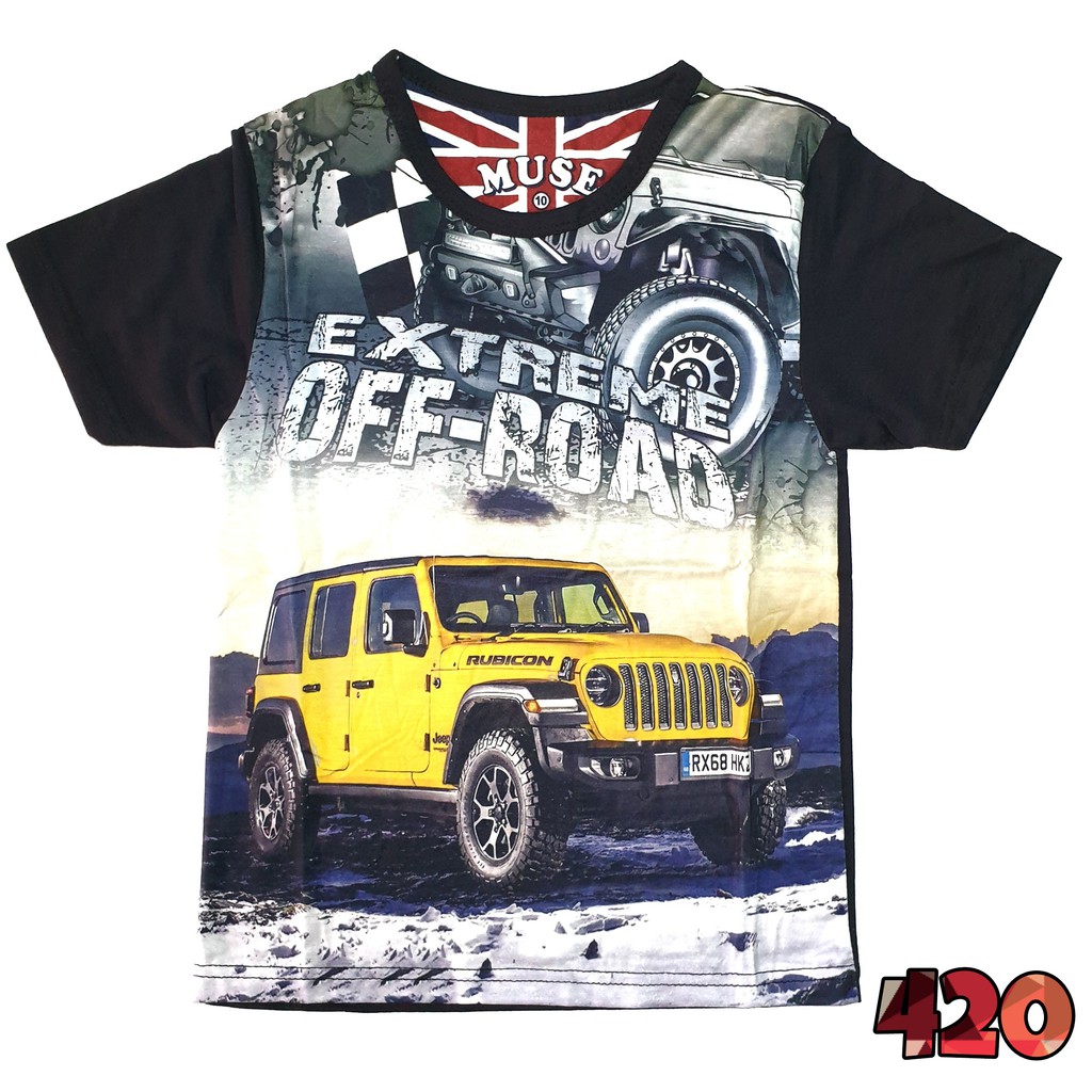 Muse Kaos Anak Laki Mobil Jeep