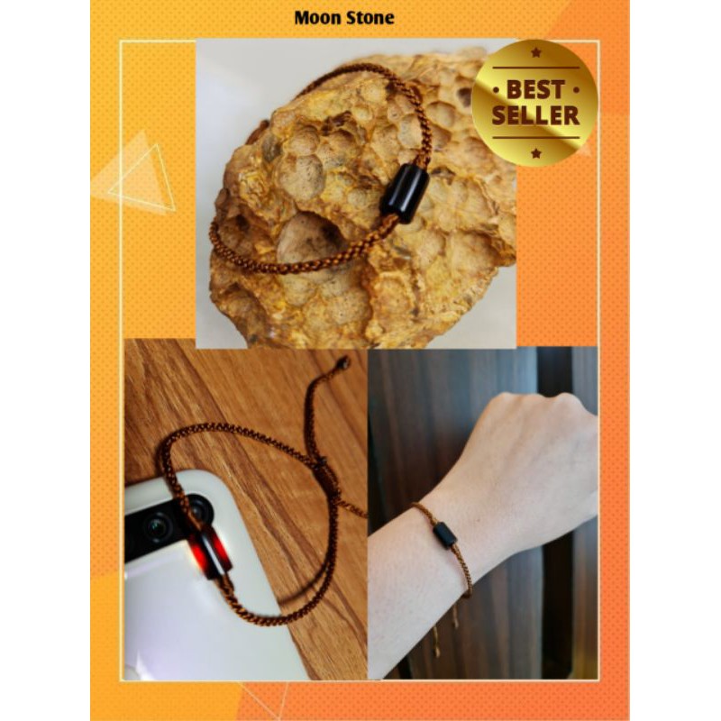 Gelang Batu Kecubung Api Original