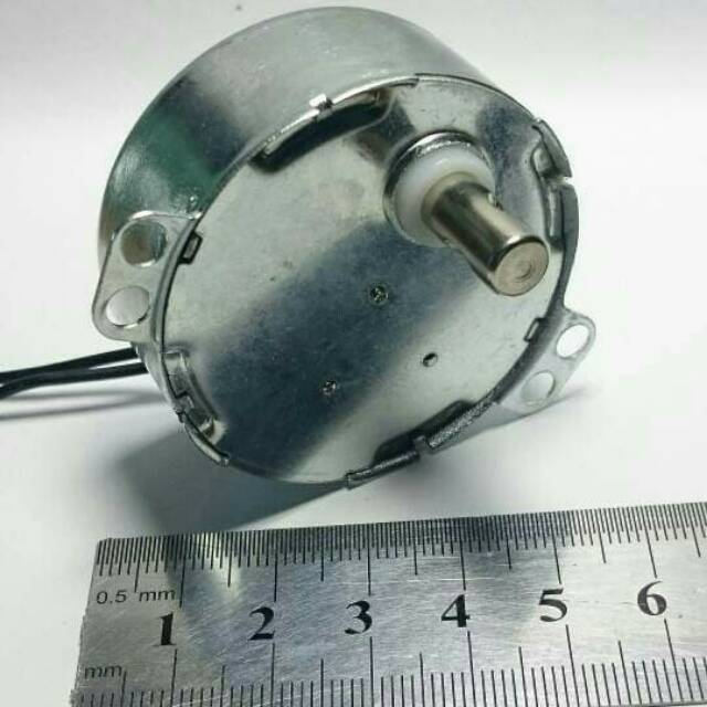 Dinamo motor pemutar joran pancingan 5/6 rpm