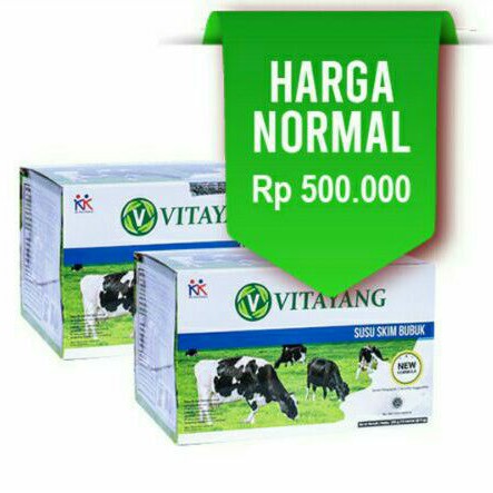 

PAKET HEMAT VITAYANG SUSU SKIM 2 BOX