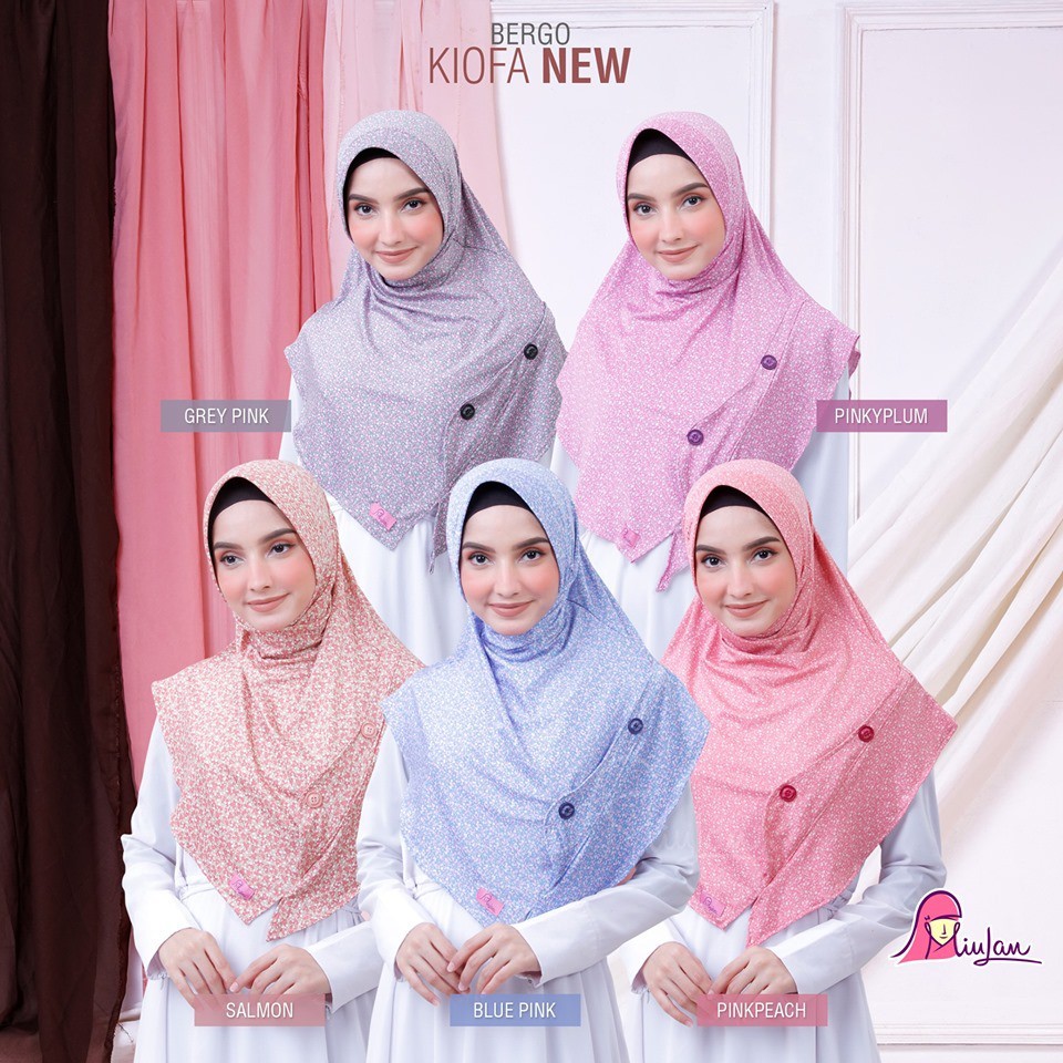 Bergo KIOFA New / Jilbab Miulan / Bergo Kiofa / Kiofa Miulan / Bergo Miulan