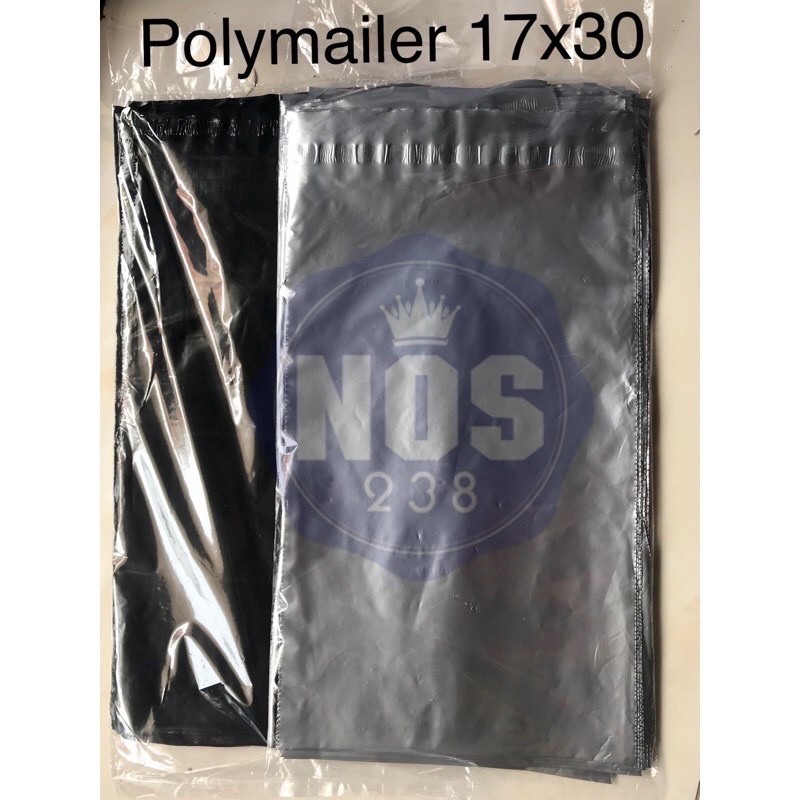 Kantong Plastik Polymailer 17x30cm/20x30cm isi 50lembar