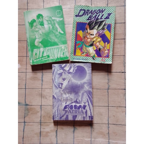 Ori Buku Cabutan Komik CITY HUNTER 17, DRAGON BALL II & Darah SATRIA 10