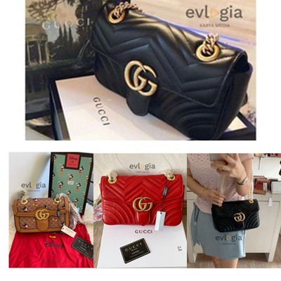 SALE TAS BAG WANITA GUCCI GC005 GUC*I MARMONT ORI PREMIUM IMPORT
