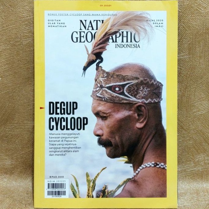 Majalah NATIONAL GEOGRAPHIC Indonesia Januari 2021