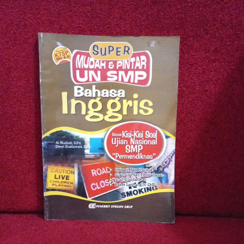 Buku Bimbel - Super Mudah & Pintar UN SMP Bahasa Inggris