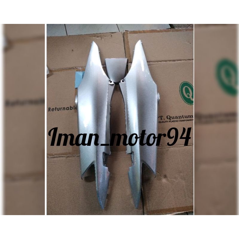 Cover body kiri,kanan+ tutup body honda supra fit x, fit s silver