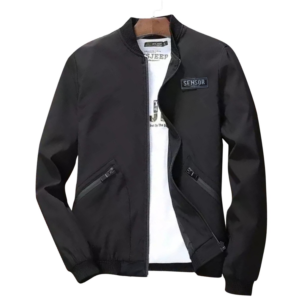 TERMURAH ! Jaket Bomber Pria JUMBO XXL - Jaket Pria Bomber Polos Original Termurah