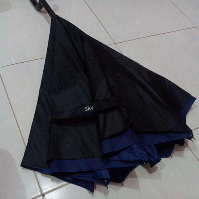 Payung Terbalik Kazbrella Sky Luar Warna 2nd Gen Berkualitas ( New )