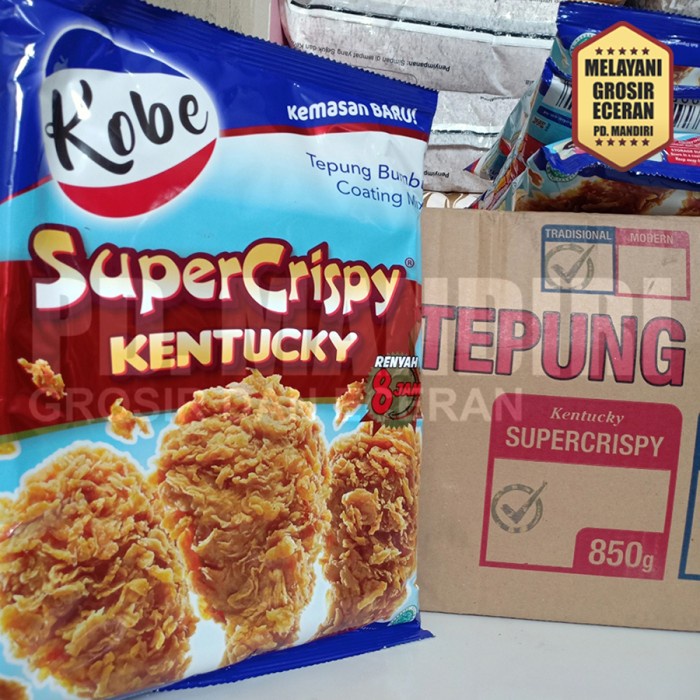 

MURAH KOBE SUPER CRISPY KENTUCKY 850 GR / TEPUNG AYAM