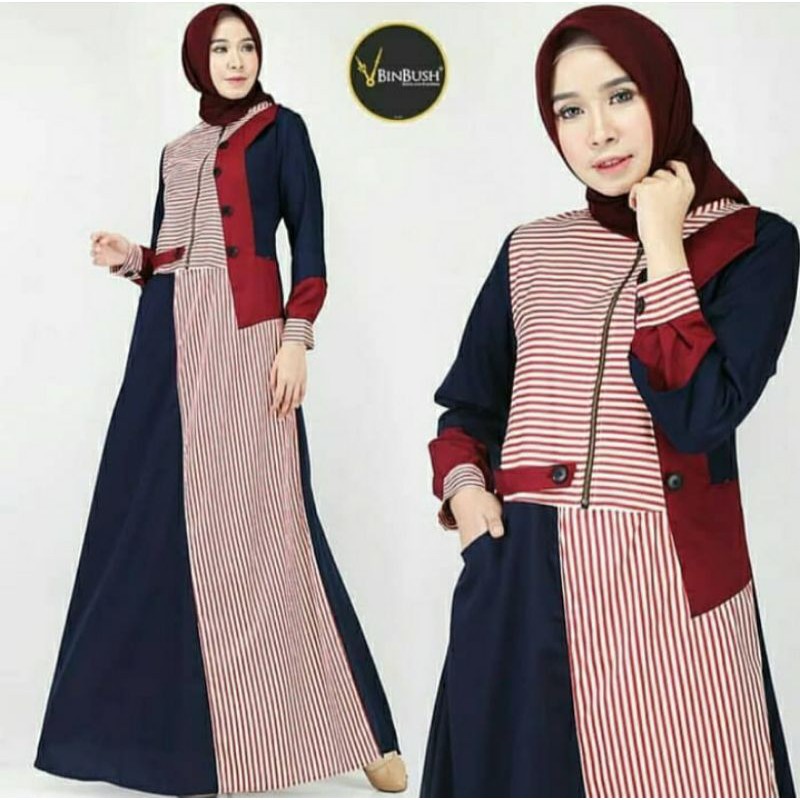 Baju Gamis Wanita Abidah Dress