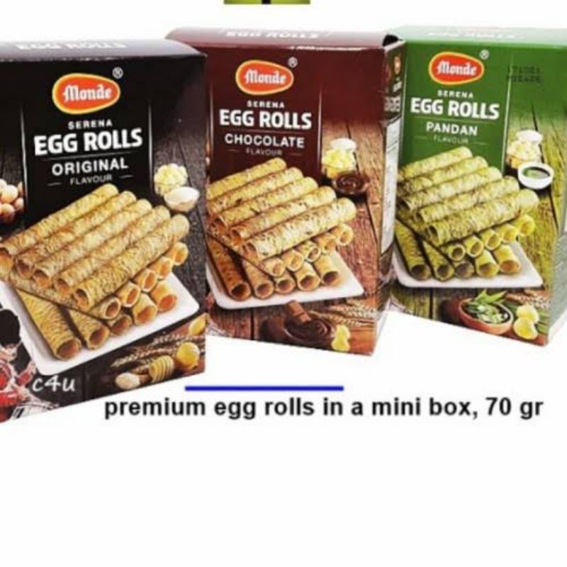 

monde serena egg roll 70gr