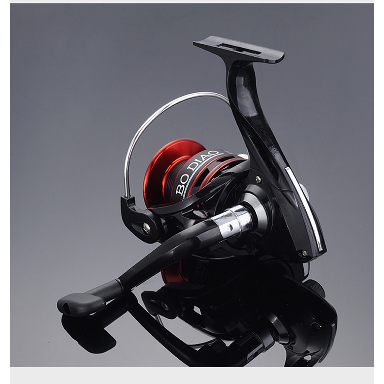 Jual Fishing reel pancing BA Metal spinning murah MAX DRAG 12 kg Alat gulungan senar Pancing katrol kerekan benang Rill Rell pancing ukuran ultralight 500 1000 2000 3000 4000 5000 6000