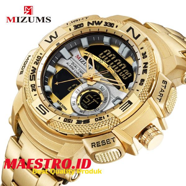 Mizums Mewah Pria LED Digital QUARTZ Watch Pria Tentara Militer Sport Jam Tangan Pria Tahan Air