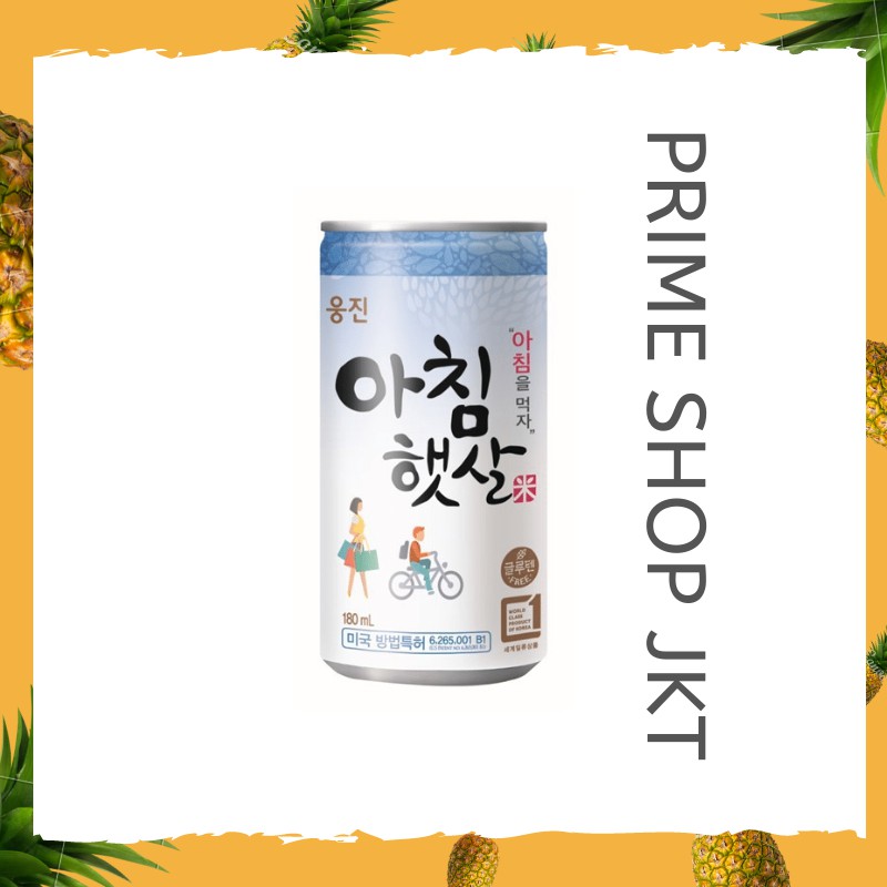 

Morning Rice 180ml kaleng - Makgeolli - Makoli Air Beras Korea