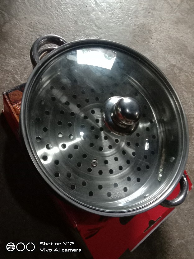 (versi Baru) Panci Kukus Susun 2in1 Super Tebal