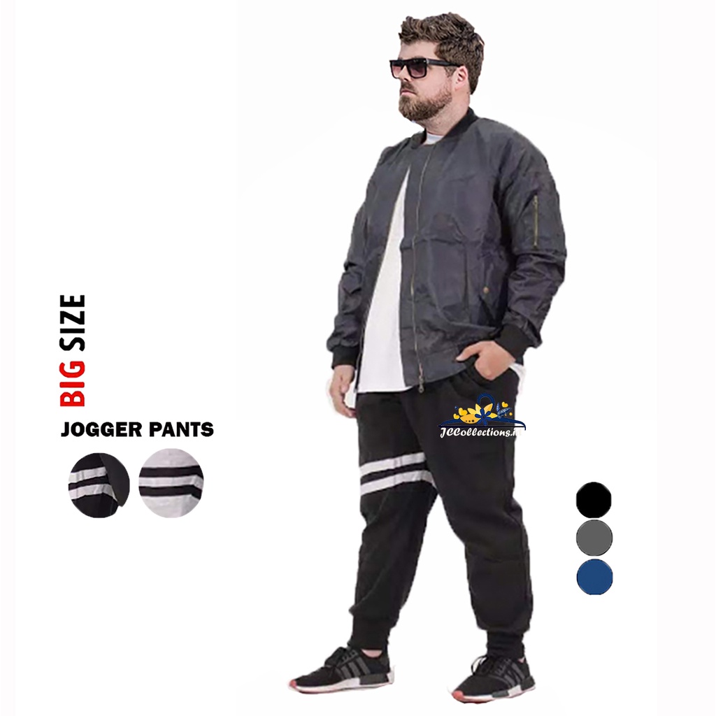 Celana Pria Jumbo Jogger Oversize Pria Kelffin / Training Joger Pants Jumbo Big Size  40-46 3XL- JCCollections