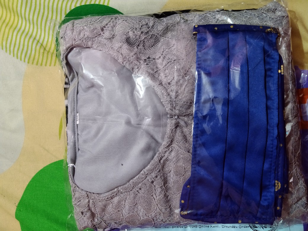 Gamis Brokat Kondangan Batik Remaja Tersedia Ukuran S-jumbo Bisa Couple/pisah