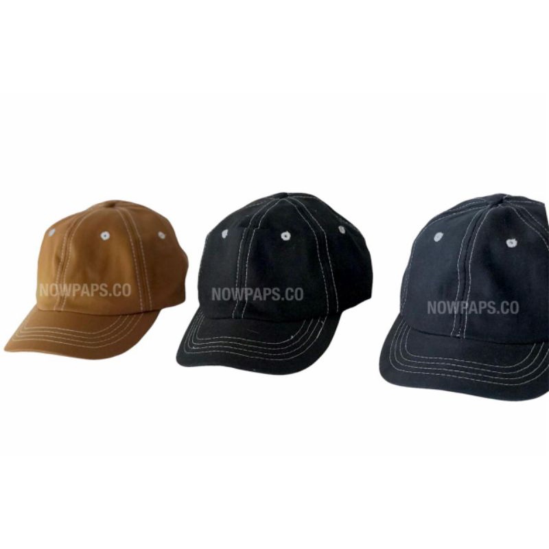 topi 6panel basicstreetstyle baseball lidah pendek bordir premium distro brand style unisex/ baseball caps lidah pendek original premium