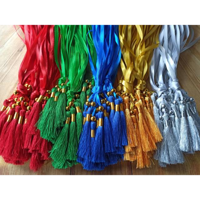

Pita Rumbai Pembatas Buku / Tassel Yasin