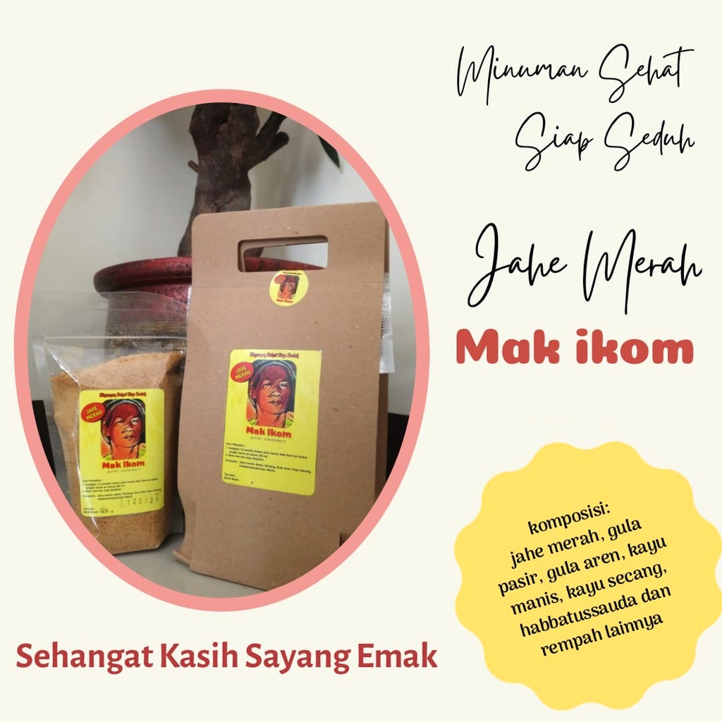 

JAHE MERAH MAK IKOM - UMKM - 1000G